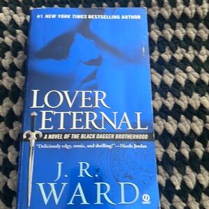 Paperback book , part of the black dagger brotherhood series by JR Ward
